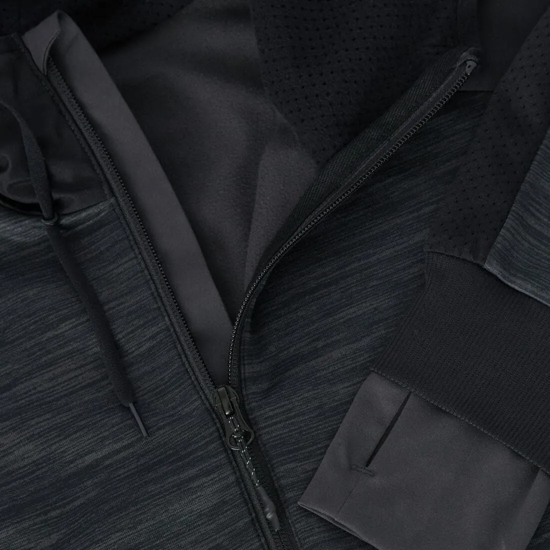 SWEAT ZIPPÉ A CAPUCHE DE RUNNING HOMME KALENJI WARM  