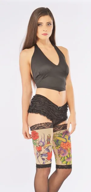 Tattoo Thigh High