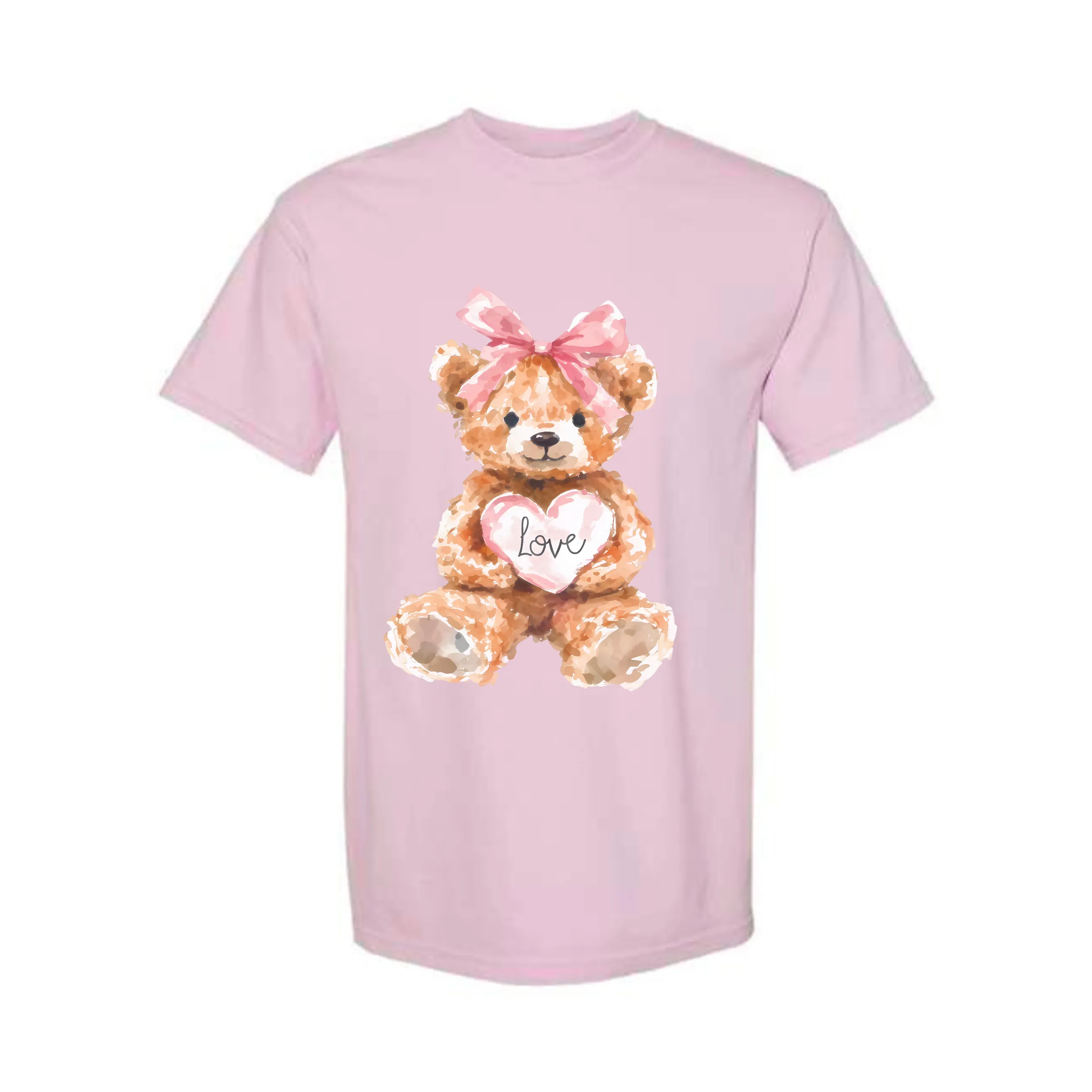 Teddy Bear Love Graphic T-Shirt- 8 Colors - 8 Colors
