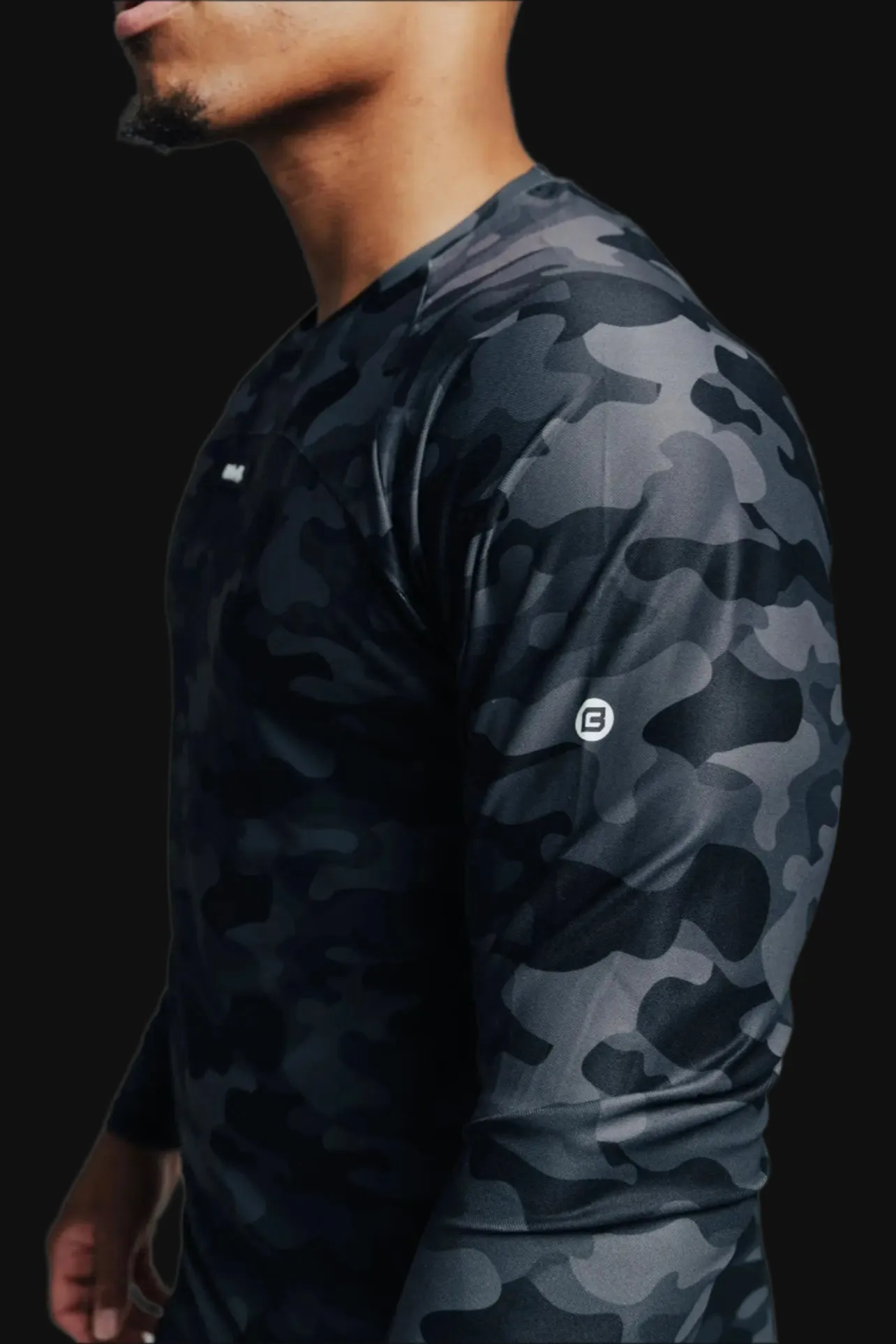 Total War Ai1 “Give Your All” Long Sleeve - Black Camo