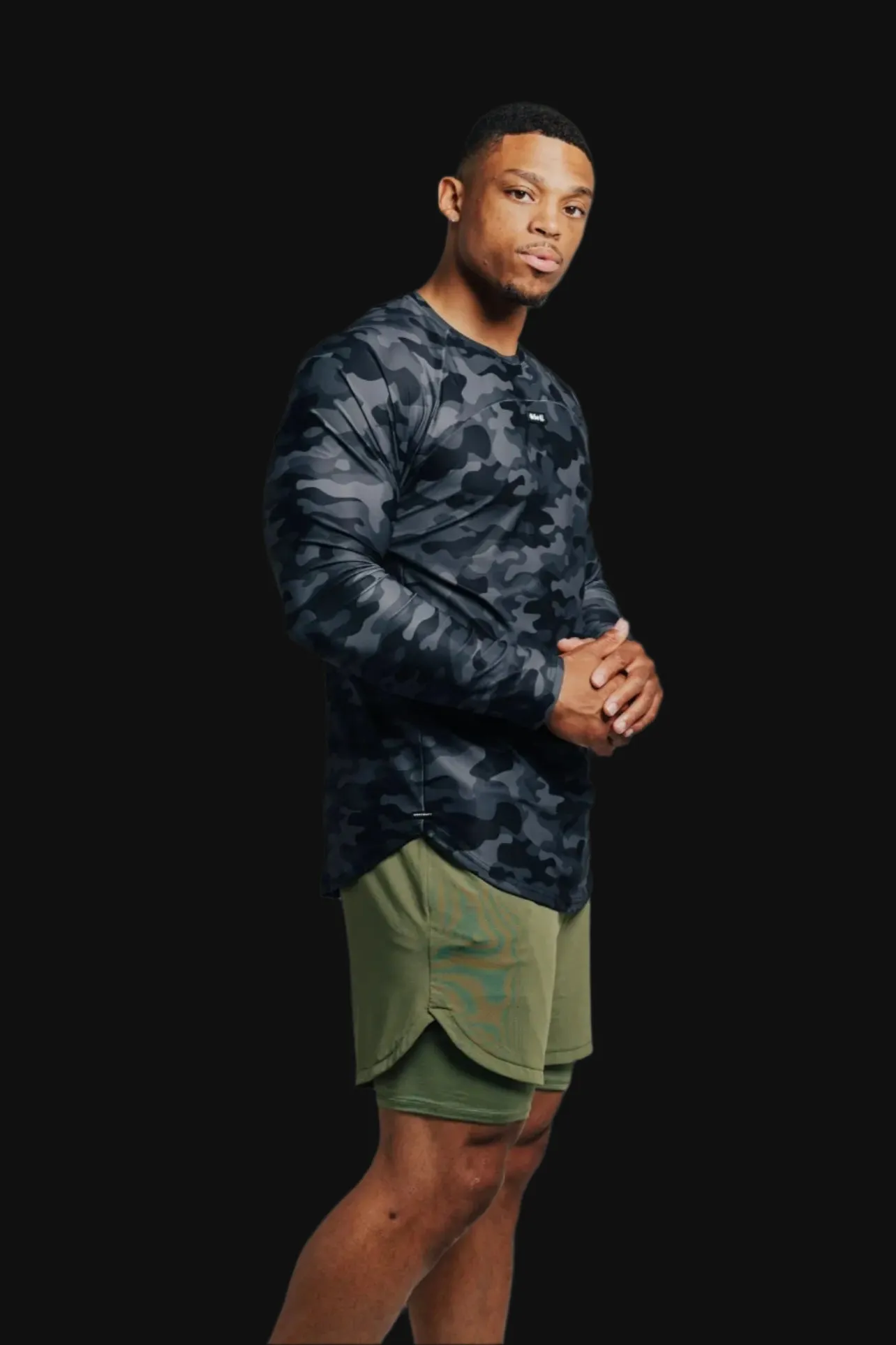 Total War Ai1 “Give Your All” Long Sleeve - Black Camo