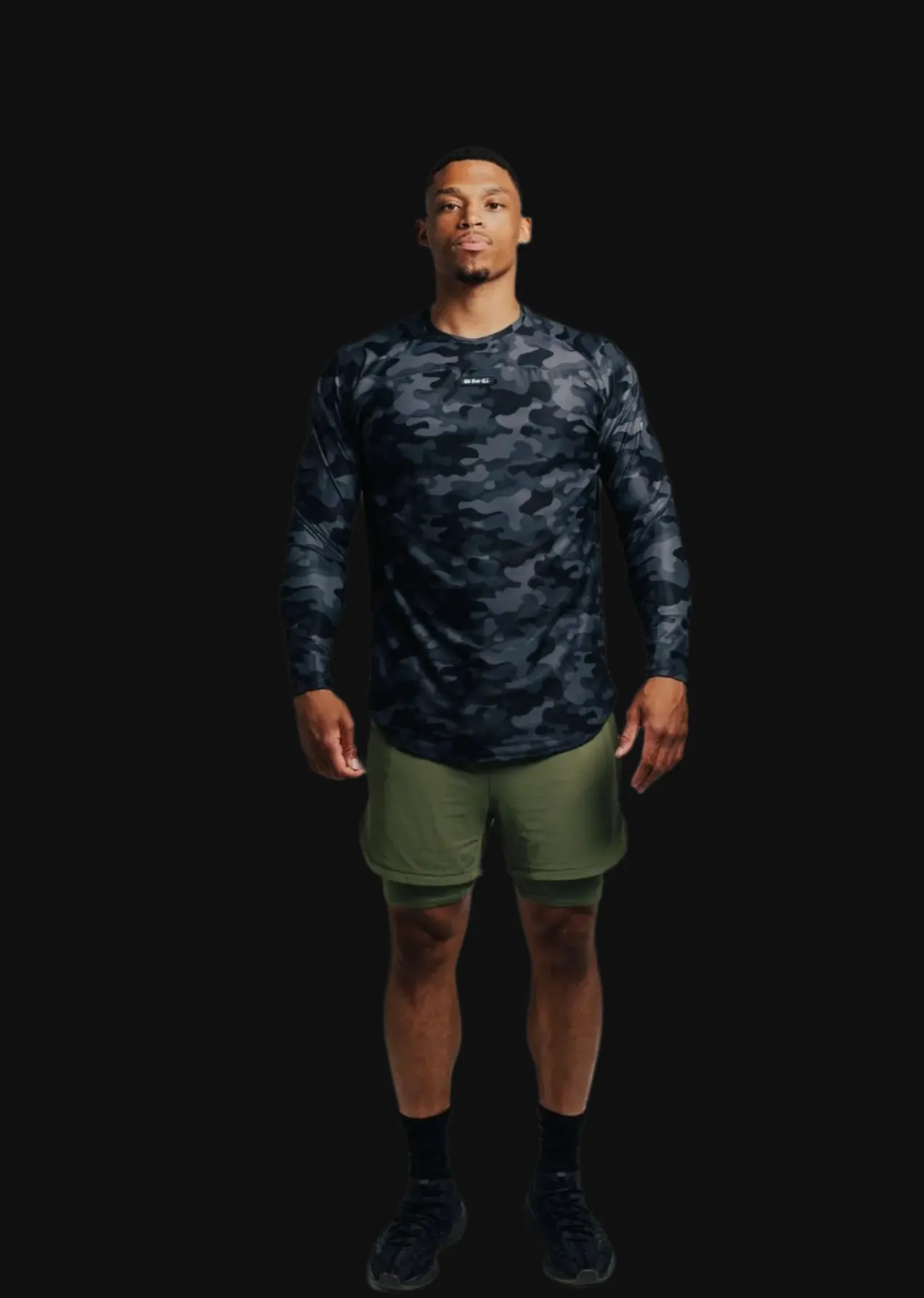 Total War Ai1 “Give Your All” Long Sleeve - Black Camo