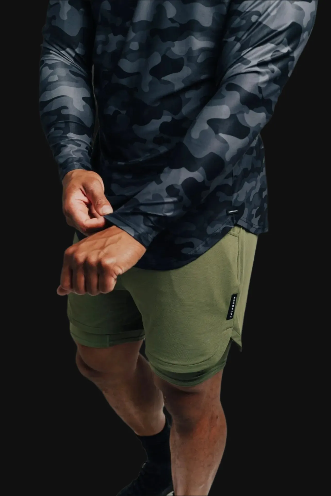 Total War Ai1 “Give Your All” Long Sleeve - Black Camo