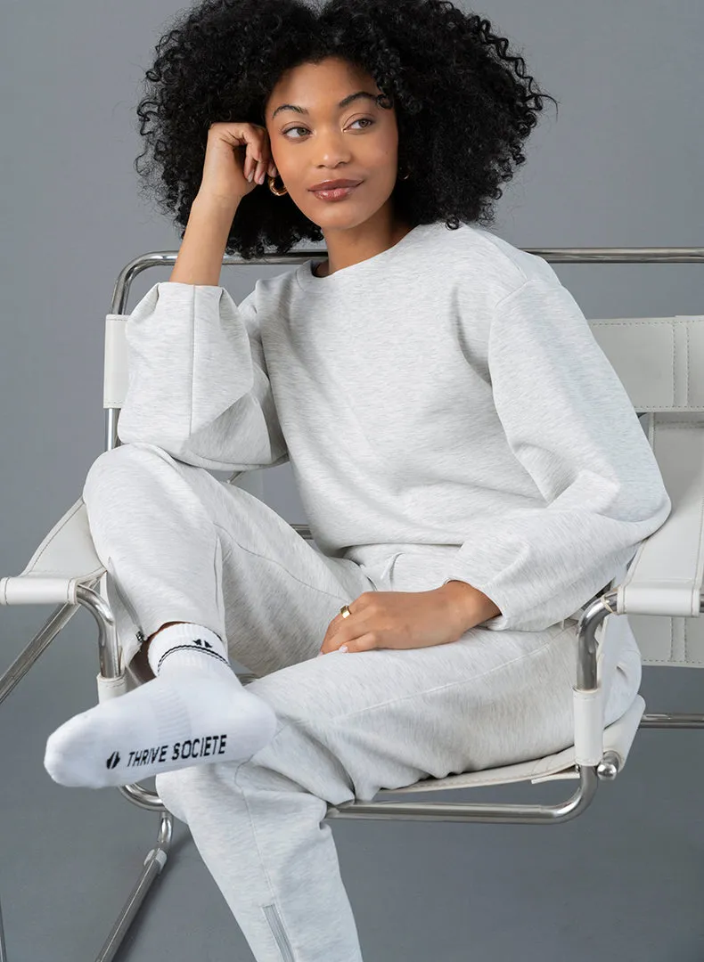 Ultraluxe Barrel Leg Zip Pant