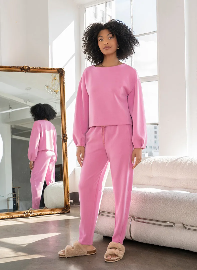 Ultraluxe Barrel Leg Zip Pant