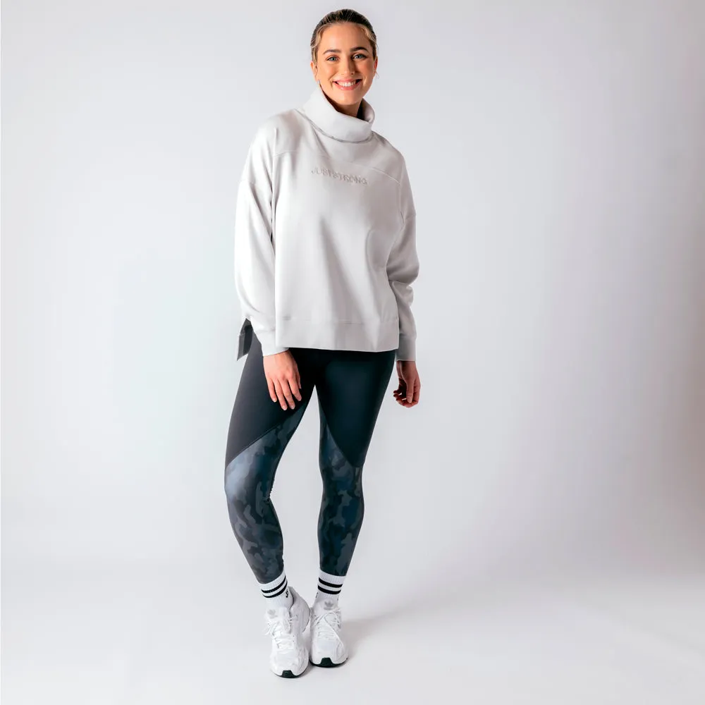 Vertex Camo High Rise Leggings - Washed Black