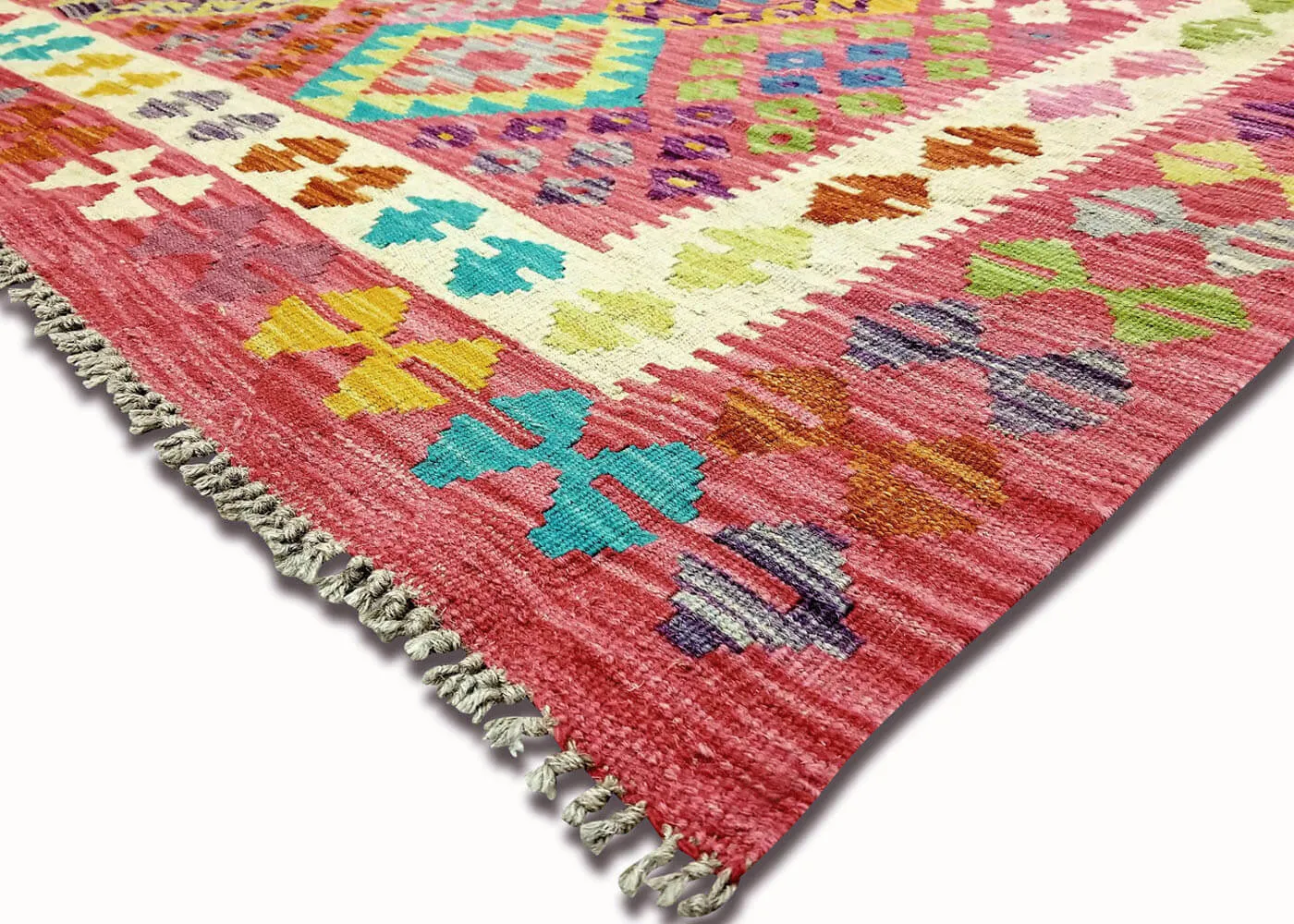 Vintage Afghan Maimana Kilim - 6'3" x 8'4"