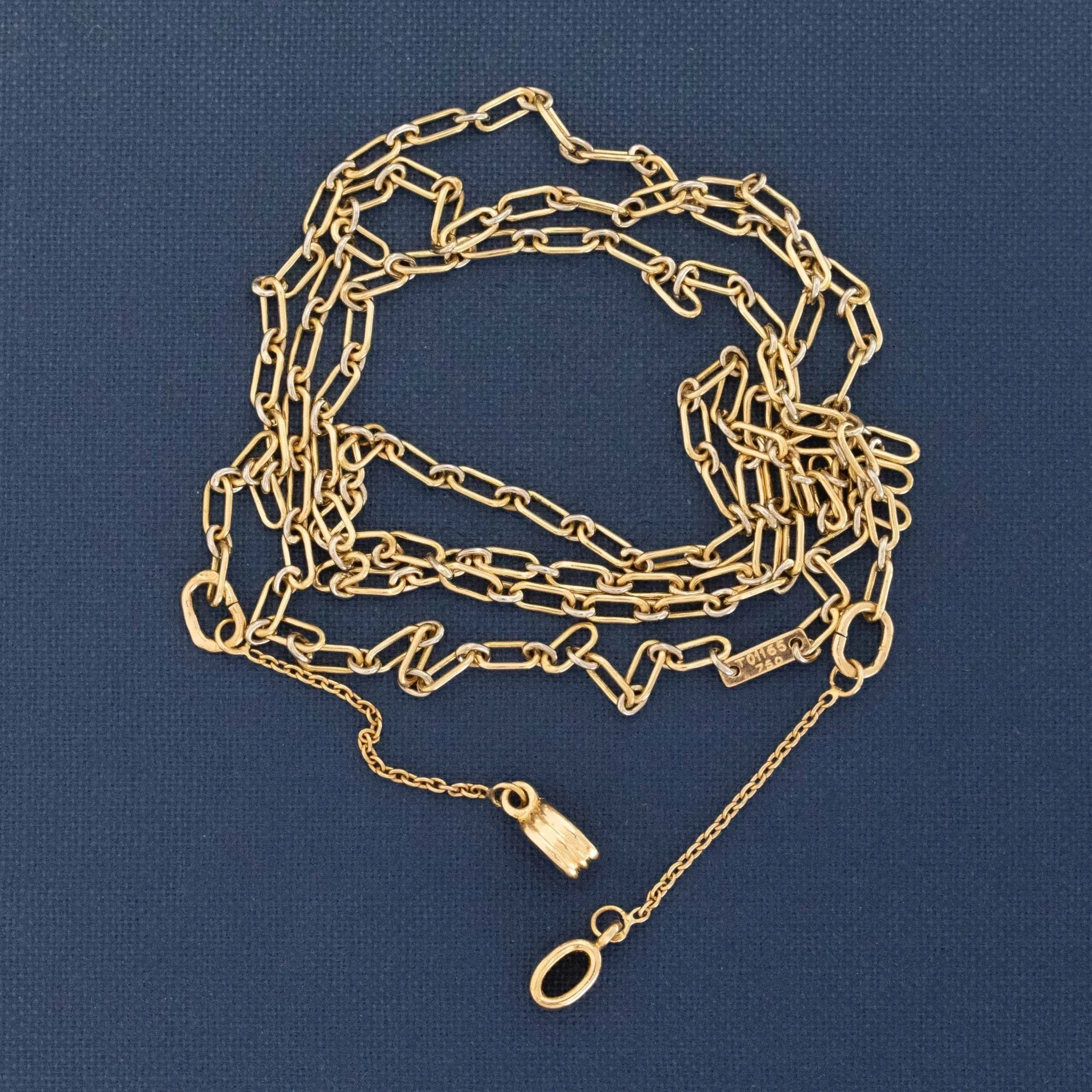 Vintage Paperclip Glasses Chain, by Cartier