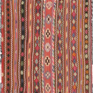 Vintage Turkish Kilim - 4'3" x 4'2"