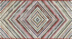 Vintage Turkish Mid-Century-Modern Rug - 5' x 9'5"