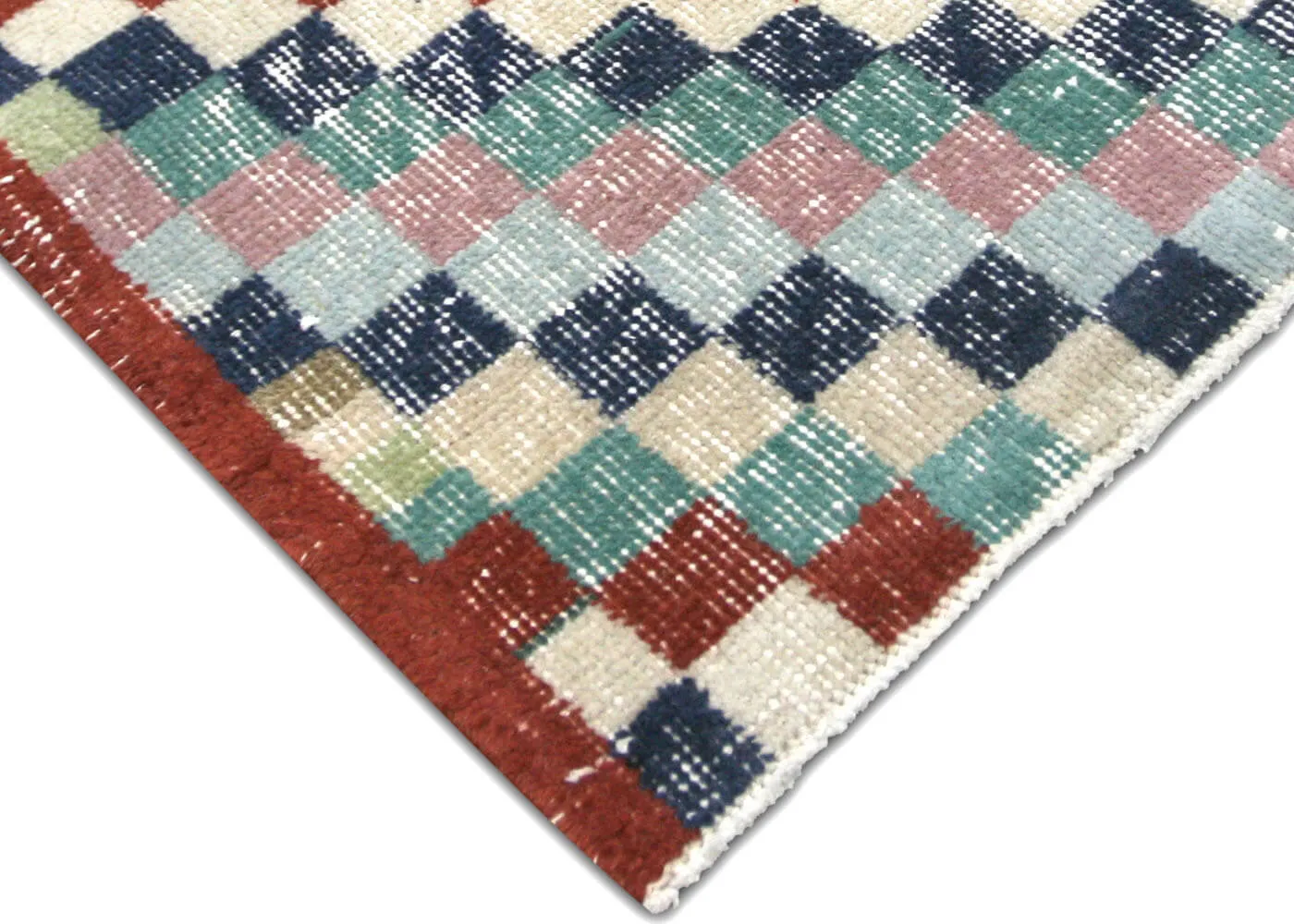 Vintage Turkish Mid-Century-Modern Rug - 5' x 9'5"