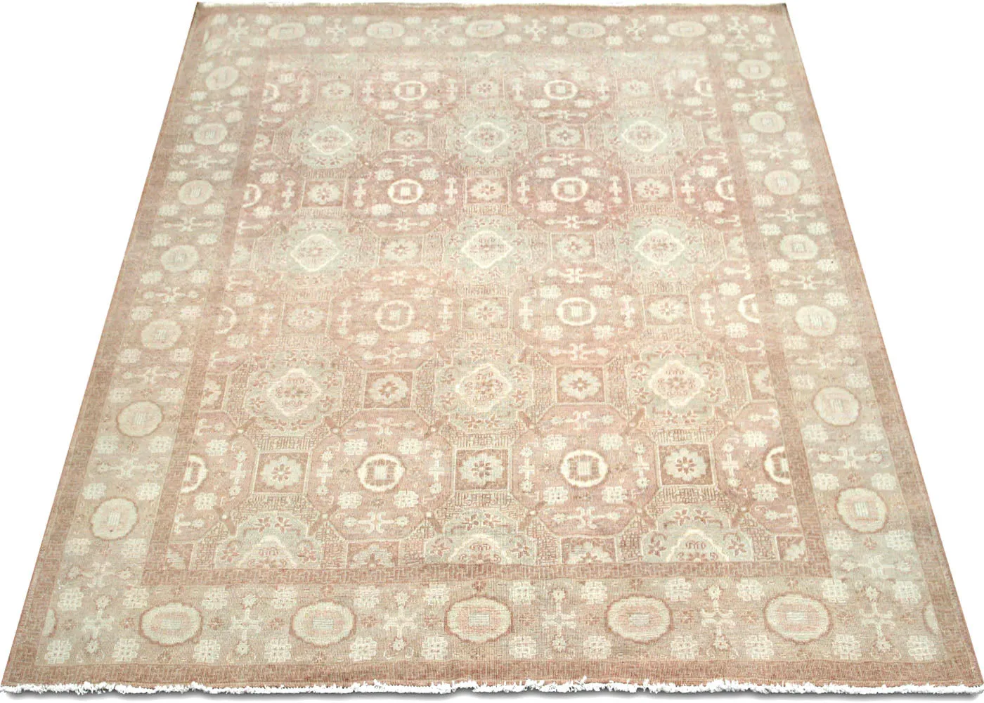 Vintage Uzbek Khotan Rug - 8'2" x 10'3"