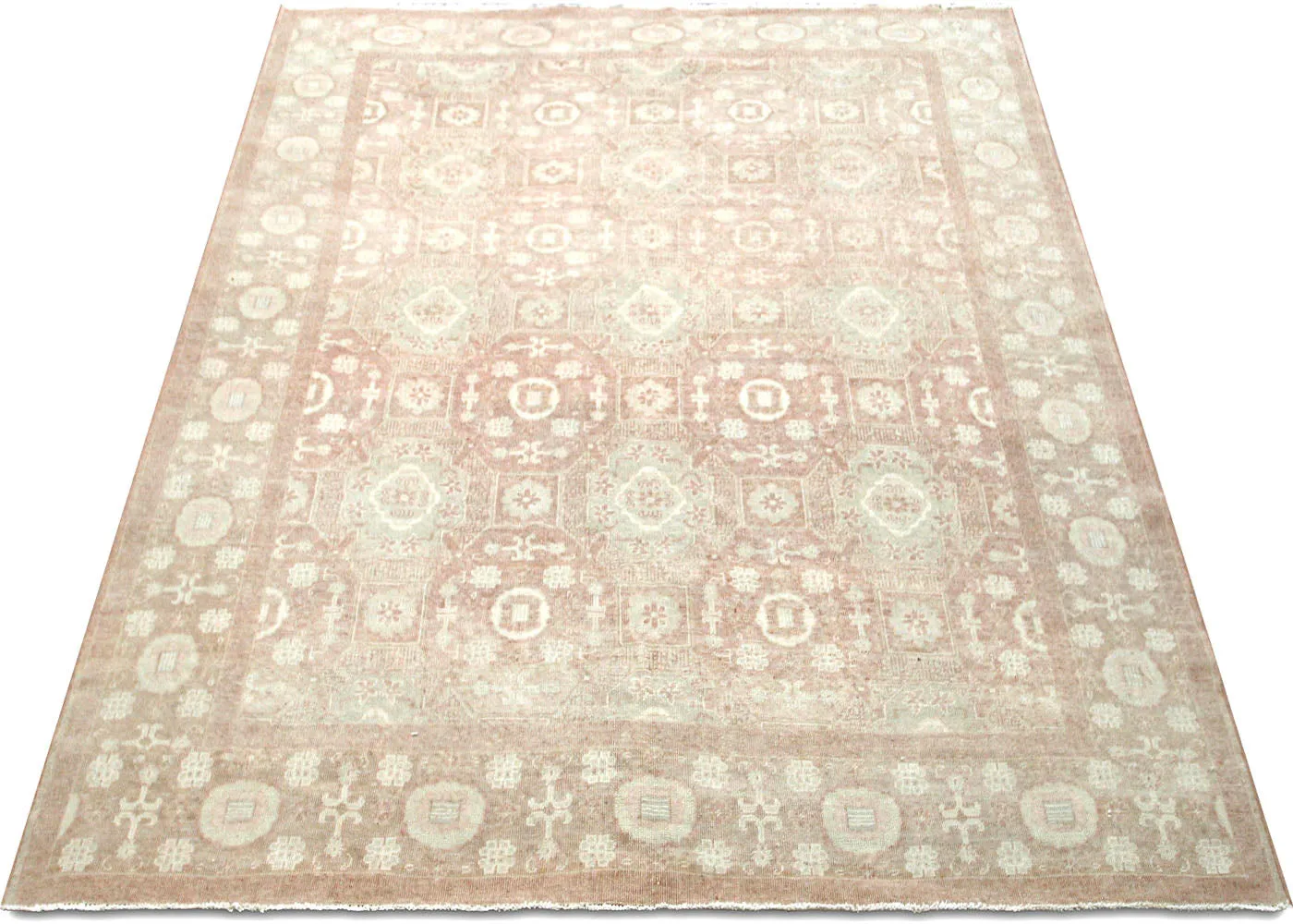 Vintage Uzbek Khotan Rug - 8'2" x 10'3"