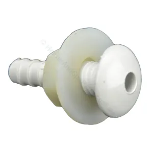 Waterway Button Air Injector / Air bleed return fitting - White or Gray
