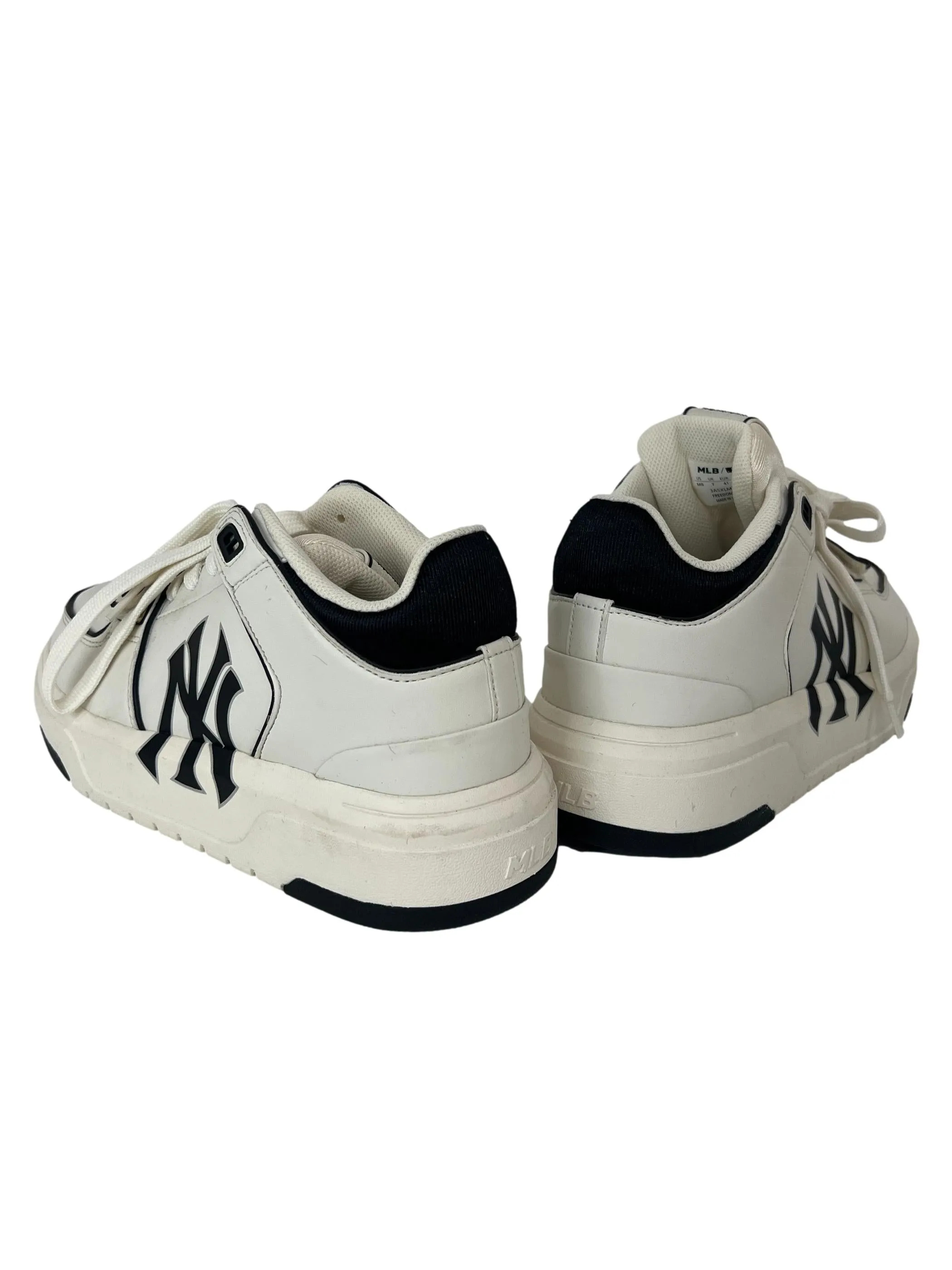 White Chunky Liners Mid New Yankees Sneakers