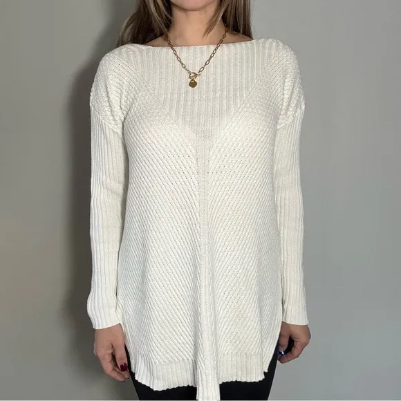 White Knit Sweater