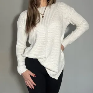 White Knit Sweater