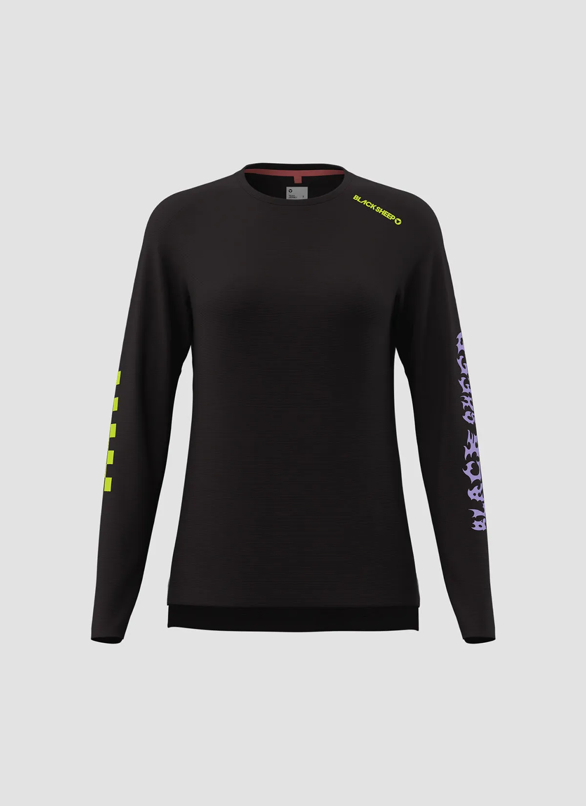 Women's Dry LS Tee - Neon Black