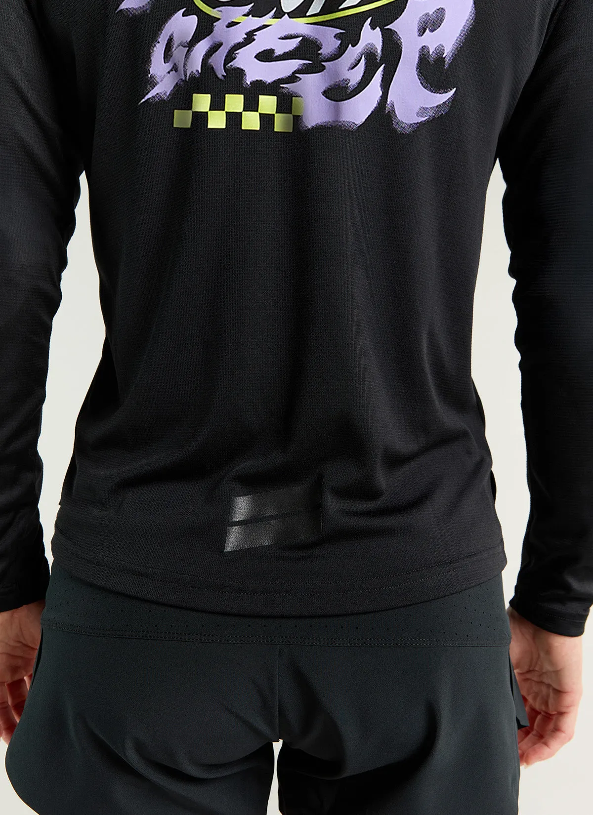 Women's Dry LS Tee - Neon Black