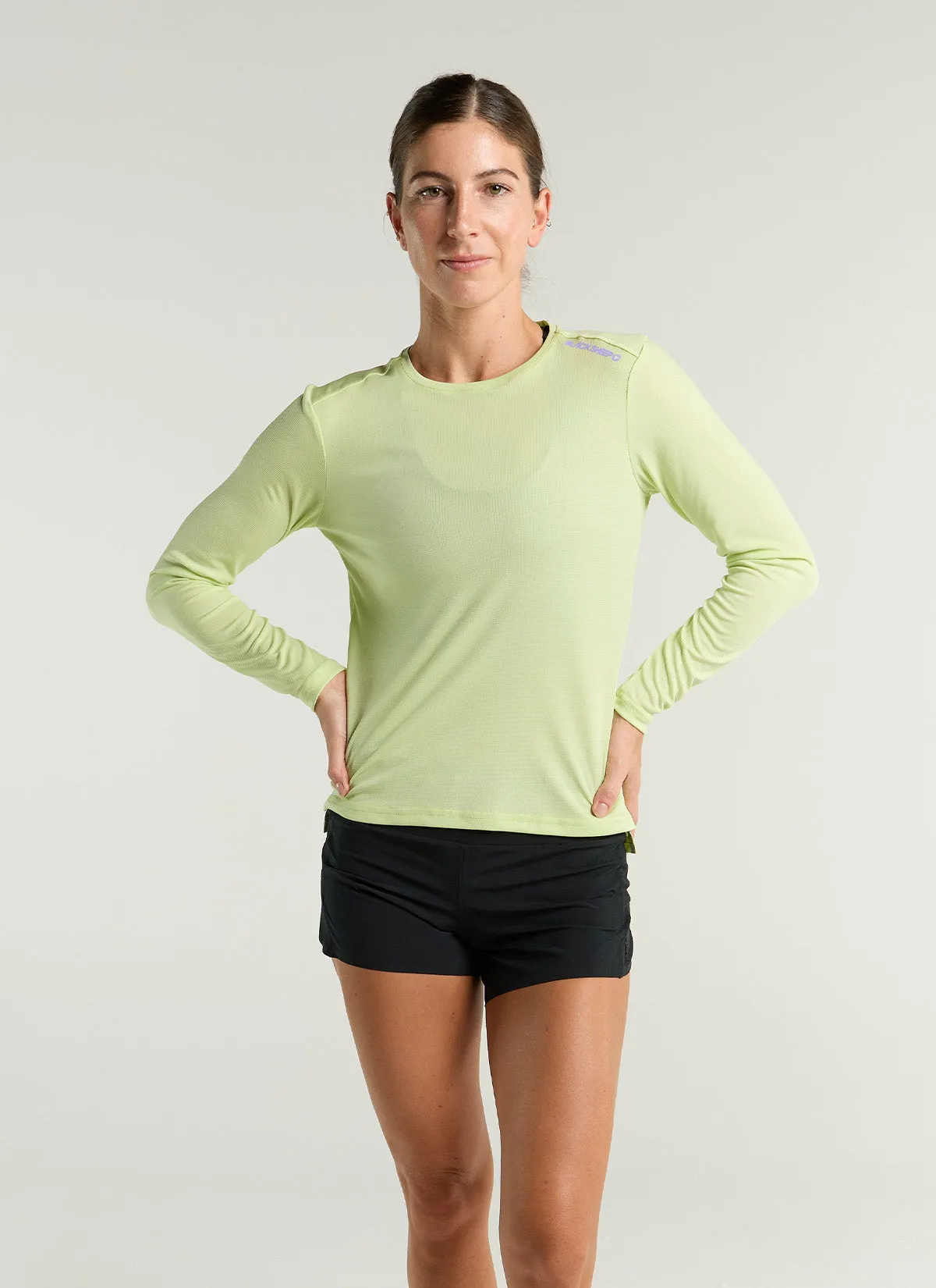 Women's Dry LS Tee - Shadow Lime