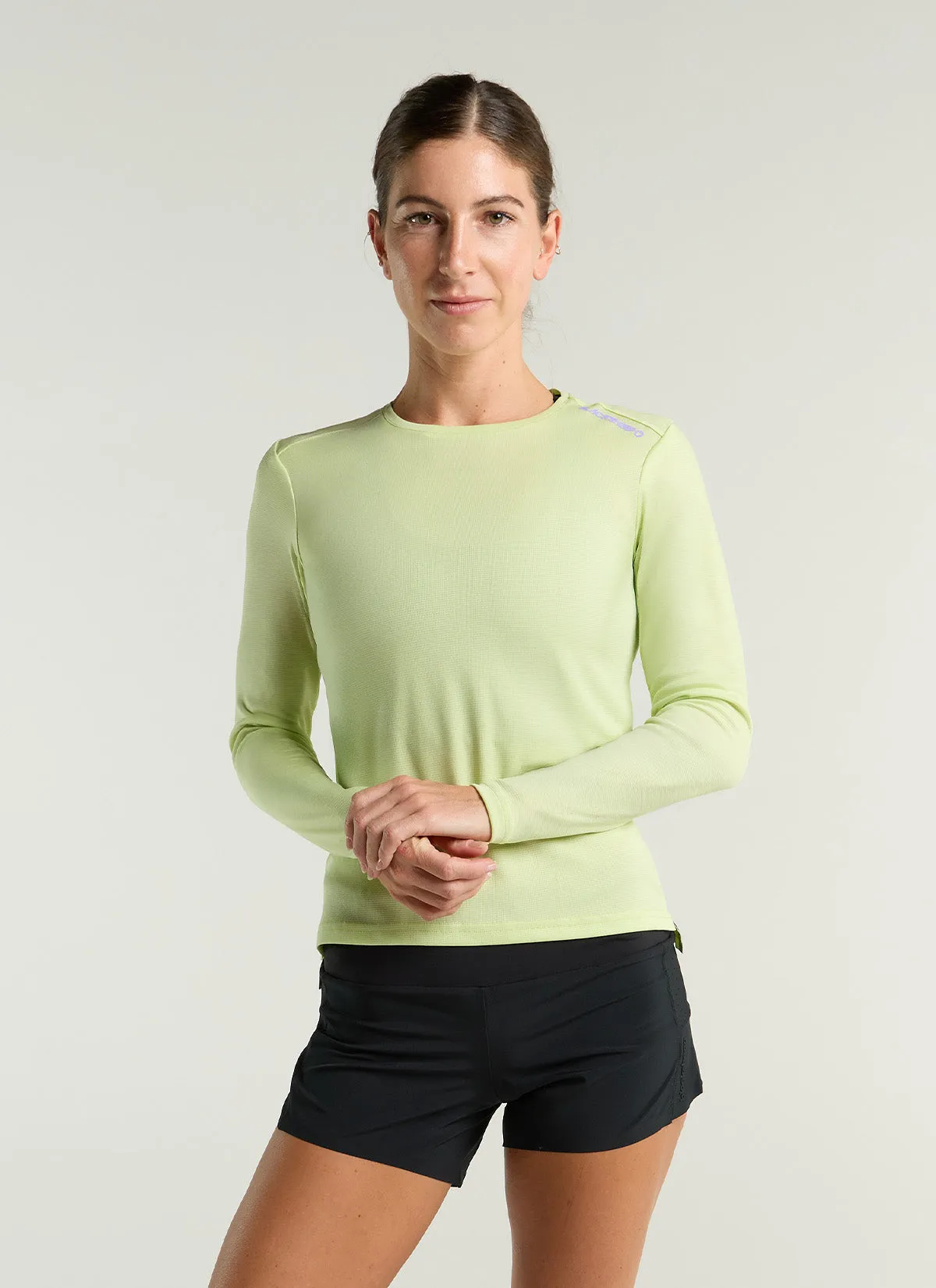 Women's Dry LS Tee - Shadow Lime