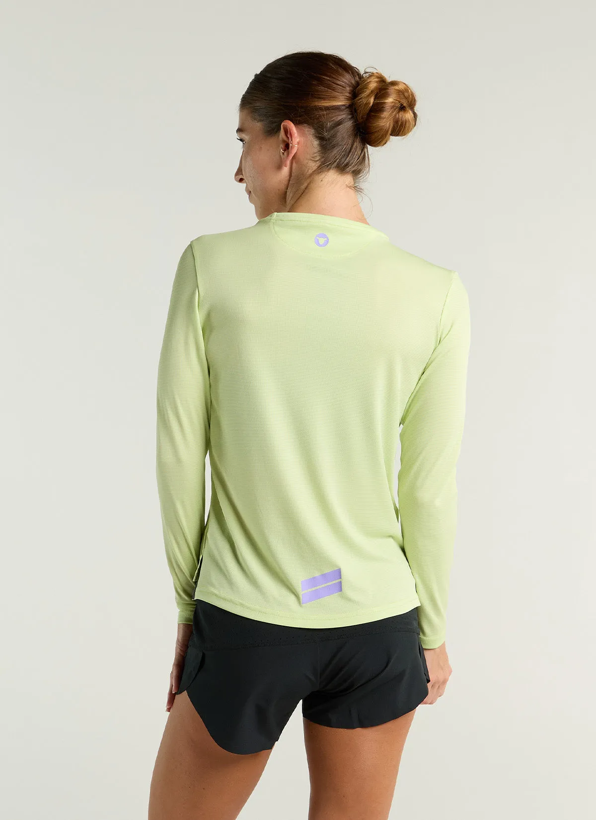 Women's Dry LS Tee - Shadow Lime