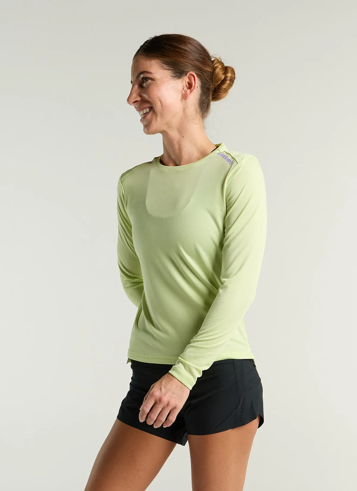 Women's Dry LS Tee - Shadow Lime