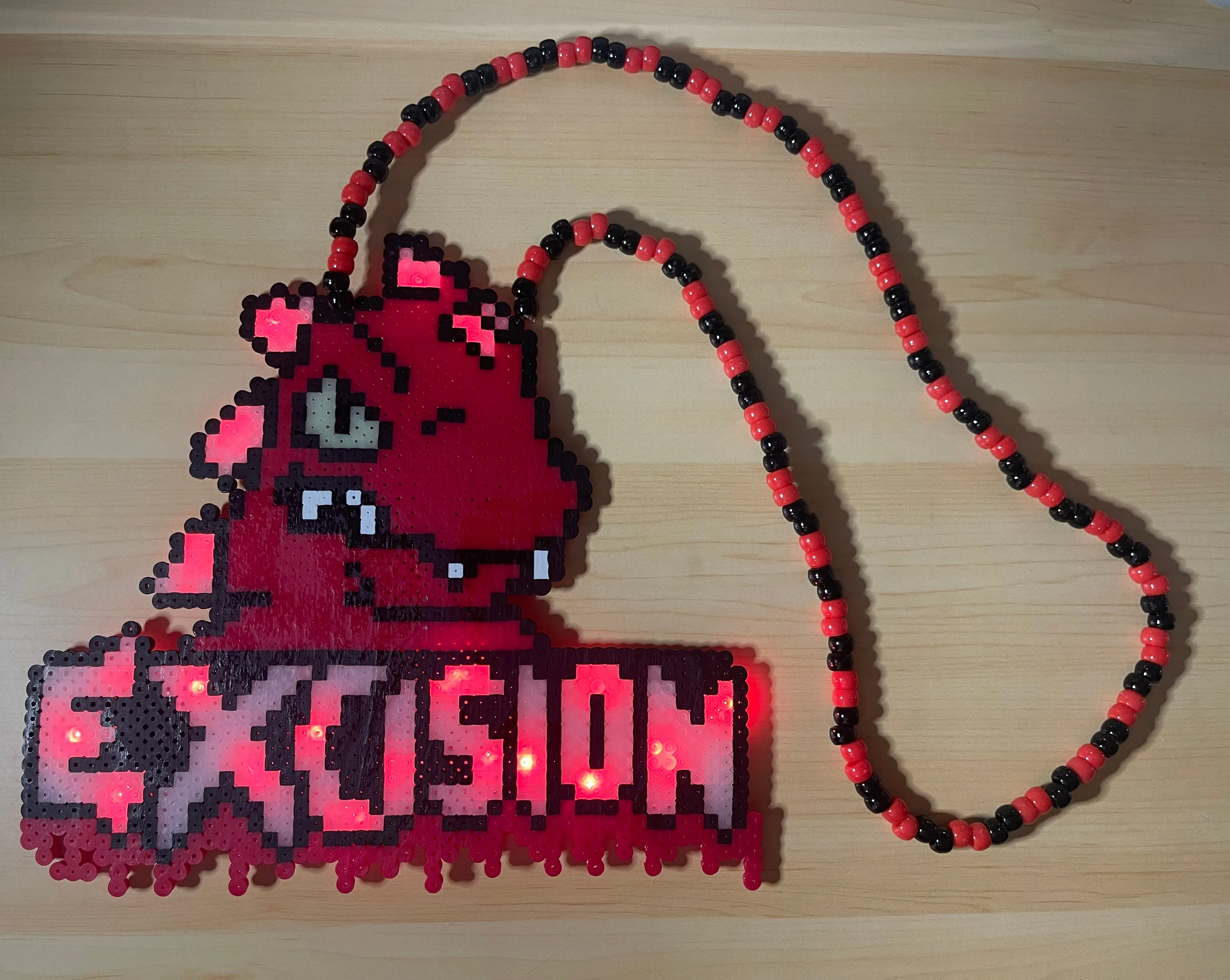 X Dino Kandi Necklace (Light’s Up!)