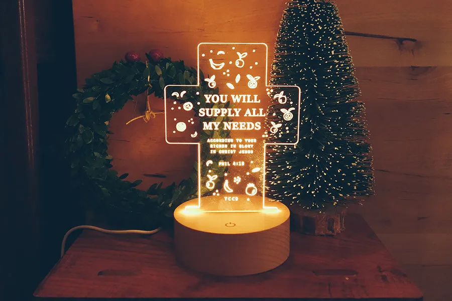 You Will Supply All Our Needs {Night Light}