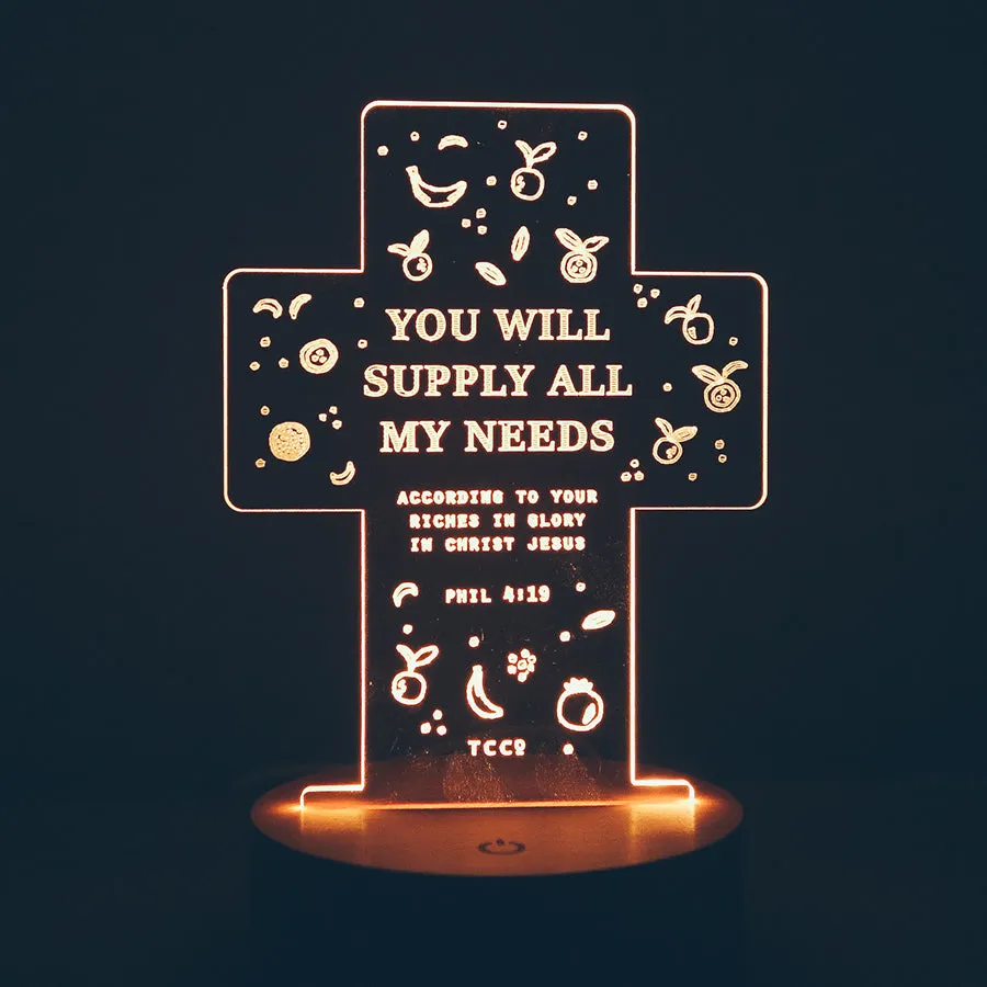 You Will Supply All Our Needs {Night Light}